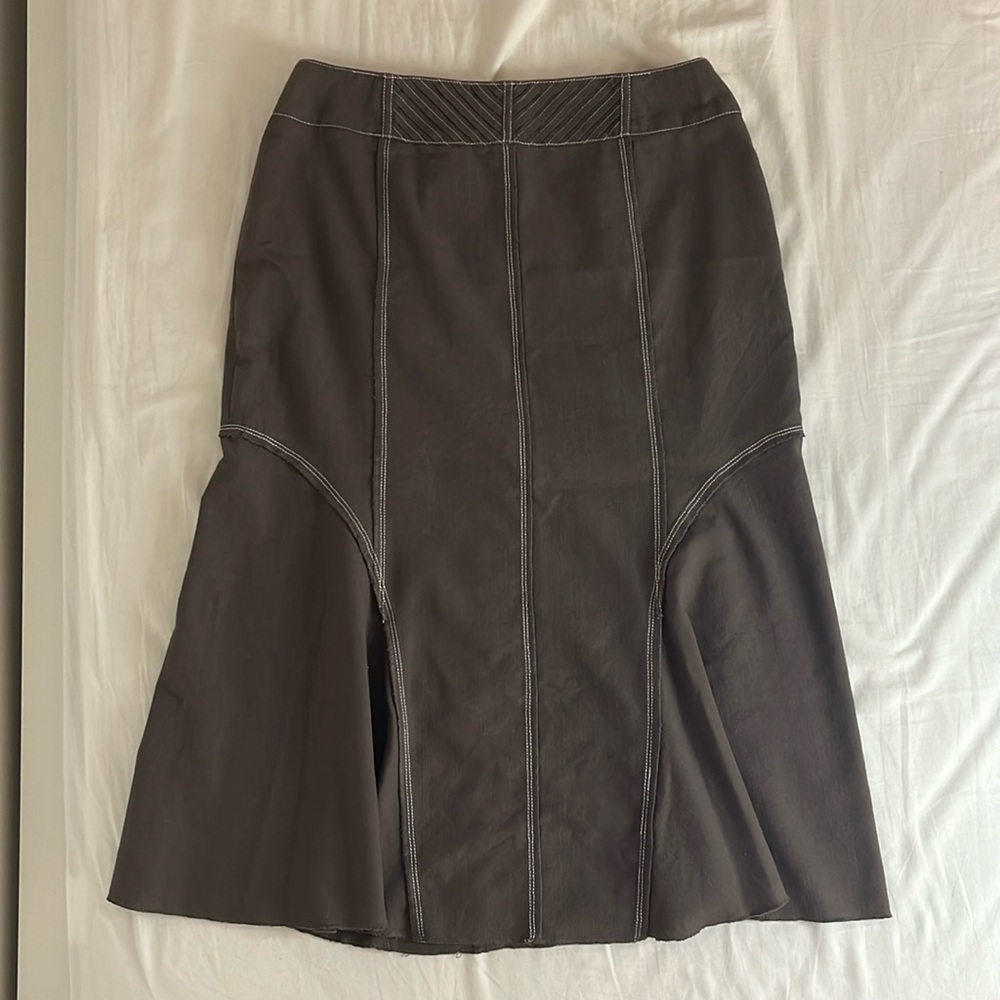 brown maxi skirt | VEX collection